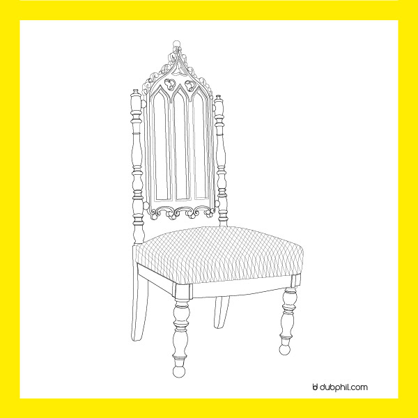 Monarchie de Juillet, la chaise "à la cathédrale"