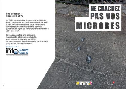 Ne crachez pas vos microbes