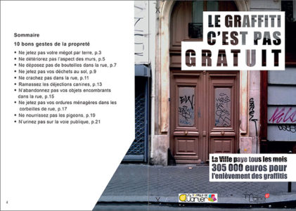 Le graffiti c'est pas gratuit