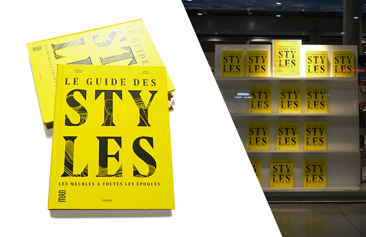 Couverture Le Guide des Styles, Librairie Flammarion, Centre Pompidou, Paris 2019