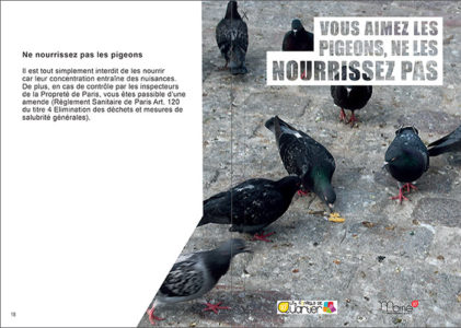 Vous amiez les pigeons, ne les nourrissez pas